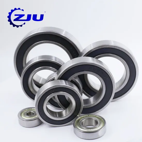 Factory Direct High Precision 6206 Zz RS 2RS Ball Bearing 45# Steel for Motor
