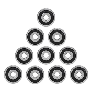 Zju 10PCS 6300RS Deep Groove Ball Rolling Bearing 6300-RS 6300RS 10 * 35 * 11mm 10 * 35 * 11 P6 C3 Bearing Steel Material