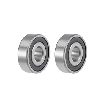 Zju 6202-1/2-2RS Deep Groove Bearings, ID 1/2" X Od 35mm X Width 11mm Double Rubber Sealed Ball Bearings, Pre-Lubricated (GCr15) Chrome Steel