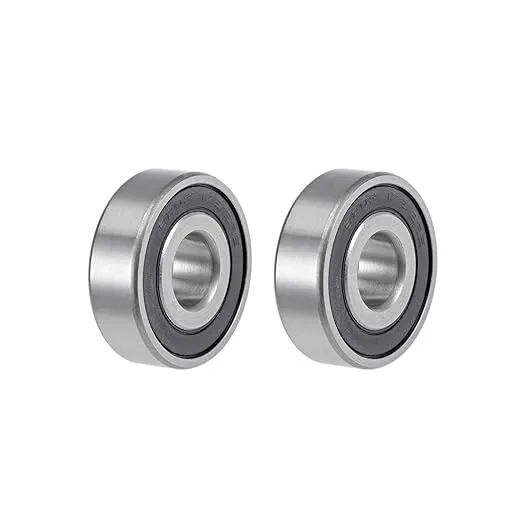 Zju 6202-1/2-2RS Deep Groove Bearings, ID 1/2" X Od 35mm X Width 11mm Double Rubber Sealed Ball Bearings, Pre-Lubricated (GCr15) Chrome Steel