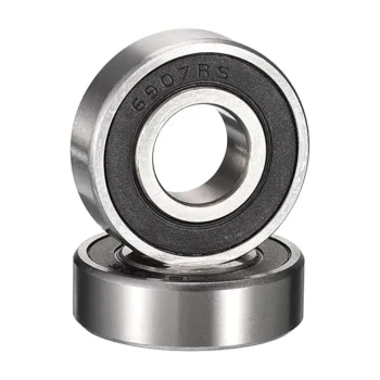 Zju 6907-2RS Deep Groove Bearings, ID 35mm X Od 55mm X Width 10mm Double Rubber Sealed Ball Bearings, (GCr15) Chrome Steel