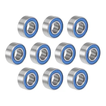 Zju Brand Deep Groove Ball Bearings, ID 6mm X Od 13mm X Width 3.5mm Miniature Bearings, Double Rubber Sealed Ball Bearing Pre-Lubricated Chrome Steel Z4