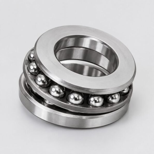 Thrust Ball Bearing bearing units ready for installation on an industrial belt conveyor